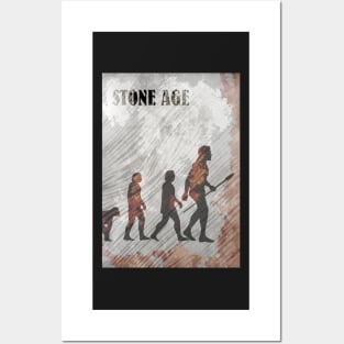 Stone Age - Board Games Design - Movie Poster Style - Board Game Art Posters and Art